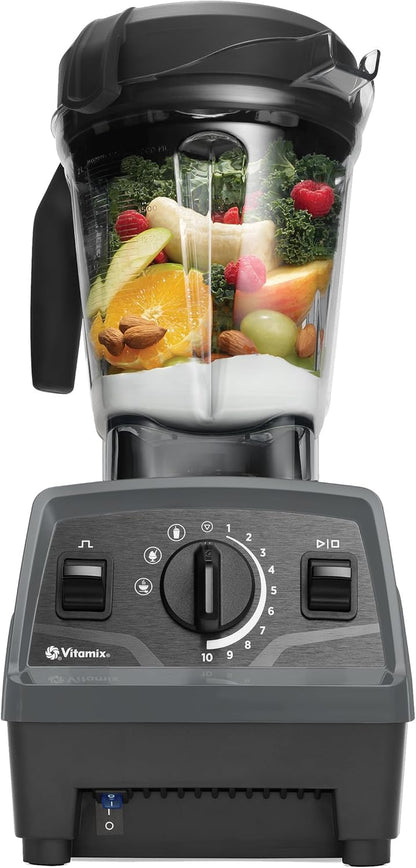 Vitamix Explorian Professional Grade Blender, 3 Presets: Smoothie, Frozen Dessert and Hot Soup, 64oz Pitcher, Slate (Renewed Premium)