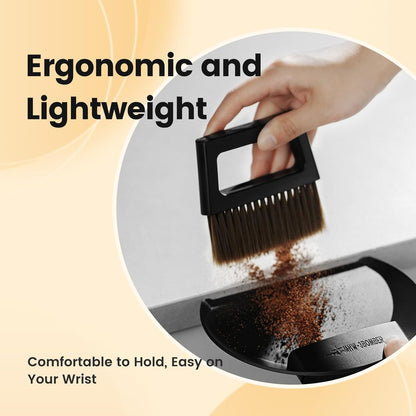 MHW-3BOMBER Small Coffee Brush, Hand Broom and Dustpan Set, Magnetic Small Brush and Dustpan Set Soft Bristles