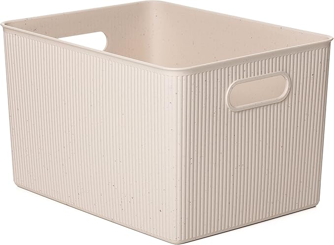 Tatay Storage Box Baobab ECOHOME, 22L Capacity, Polypropylene BPA free, 100% Recycled Material. Measures 29.4 x 38.5 x 23 cm