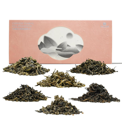 iTeaworld Chinese 6 Different Flavor Flower Loose Leaf Tea Sampler(3.5oz)