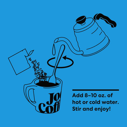 Joe Coffee Company - The Daily Specialty Instant Coffee Packets (6 Sachets), NYC Roaster, Kosher, Climate-Friendly
