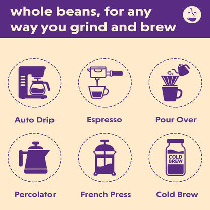 Coffee Bean Direct Indian Monsooned Malabar, Whole Bean, 2.5lb Bag | Light Roast, Single Origin Arabica Coffee Beans