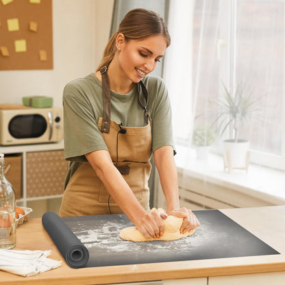 Silicone Baking Mat Roll -Reusable &amp; Best German Silicone Mat Roll-Heat Resistant Freeze Dryer Mat Non Stick Pastry Mat Dough Rolling Mat, Non Slip Countertop Protector Mat, Cut to Size Silicone Mat