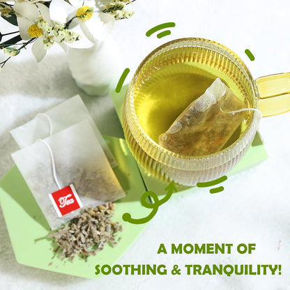 Tearelae - Premium Sage Leaf Tea Bags - 1.5g x 40 Count - Natural Cut & Sifted Sage Herb Salvia Officinalis - Non-GMO - Caffeine-free