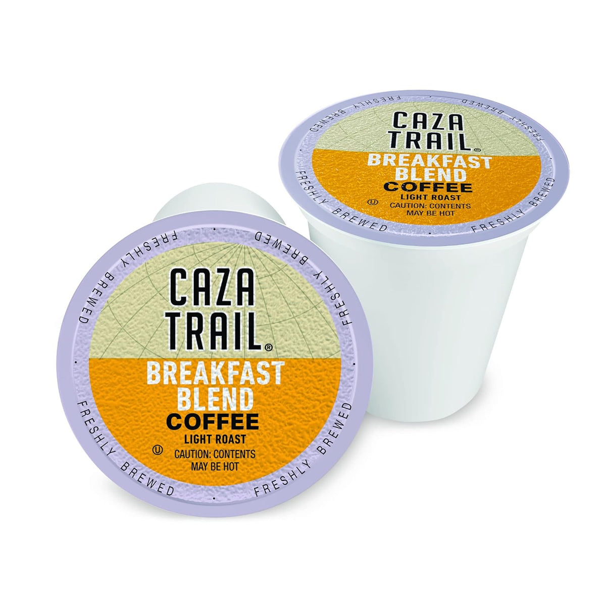 Caza Trail Coffee Pods, Breakfast Blend, Single Serve (Pack of 100)