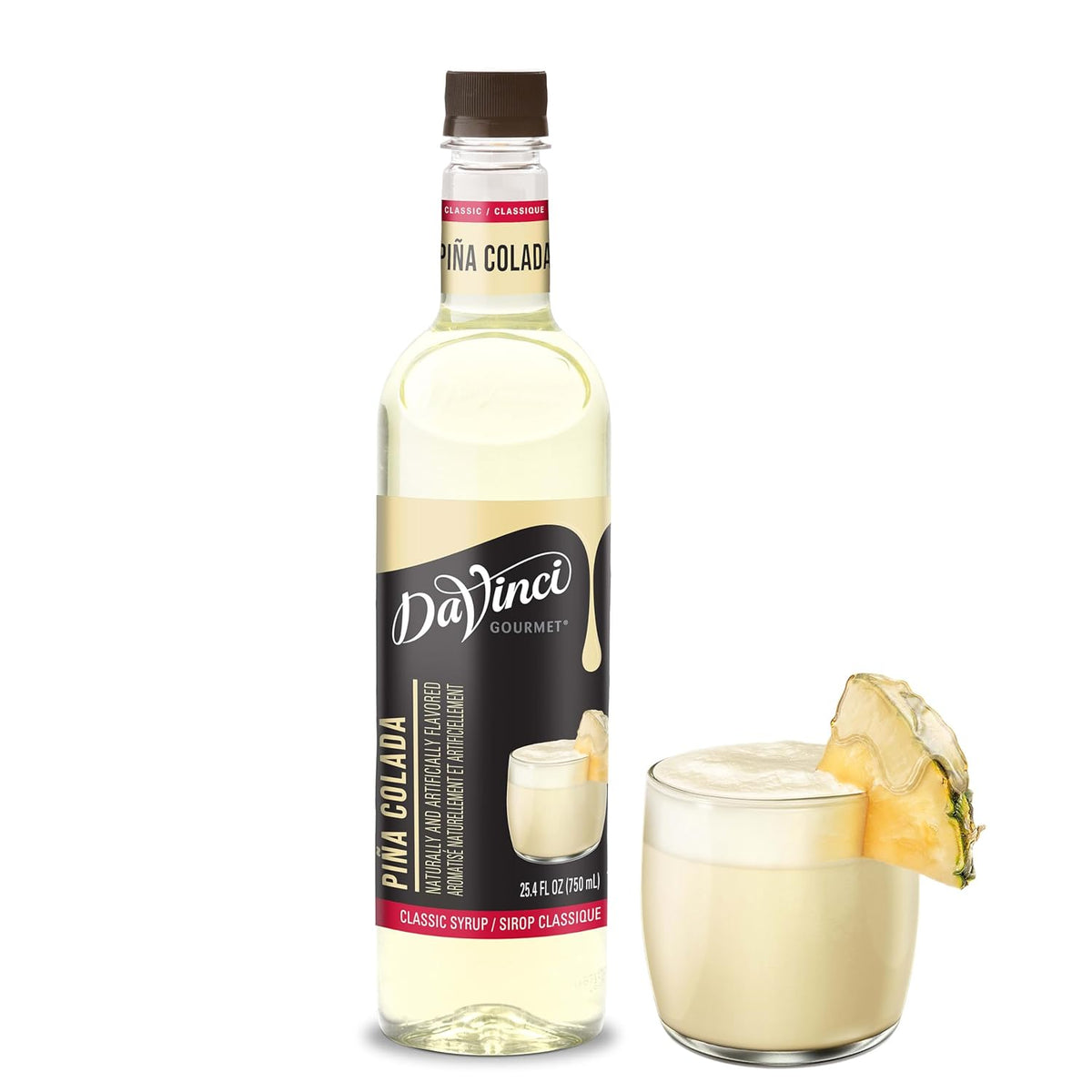 DaVinci Gourmet Classic Pina Colada Syrup, 25.4 Fluid Ounces