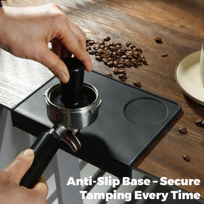 Espresso Tamping Mat – Emptycolor Coffee Tamper Mat for Espresso Machine, Food Grade Silicone Tamp Mat, Heat Resistant