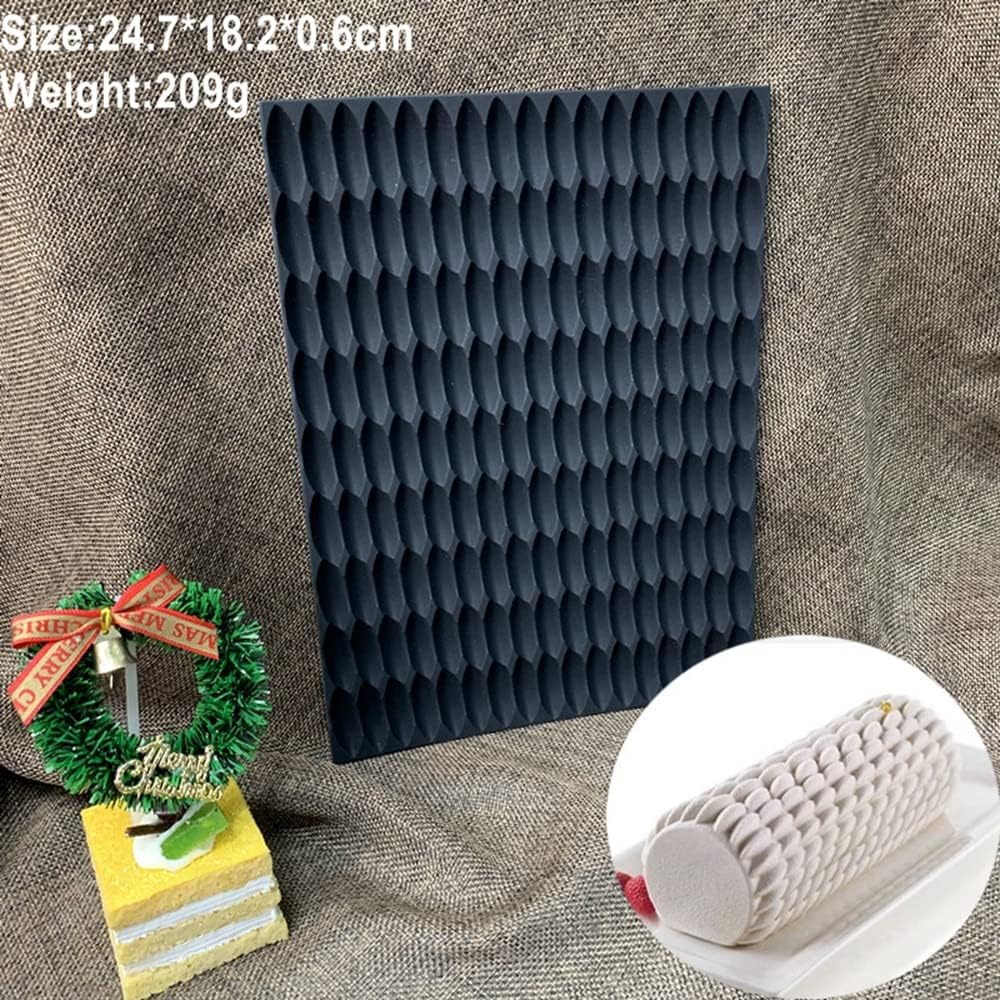 Generic Silicone Swiss Cake Mould Cake Mold Silicon Fondant Mat Impression Lace Moulds