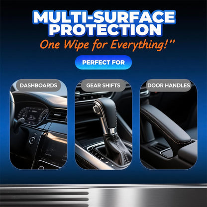 Car Interior Cleaning Wipes, All-Purpose Cleaning Wipes, Cleaning Wipe for Interior Auto Detailing, Multi-Purpose Automotive Wipes for Leather, Dashboard, Steering Wheel, Sofa, etc. 3packs.(60PCS)