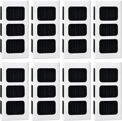 KEEPOW Paultra2 Refrigerator Air Filter Replacement for Frigidaire Gallery Pure Air Ultra II, Electrolux 242047805, 5303918847, EAP12364179, Pure Air II (8 Pack)
