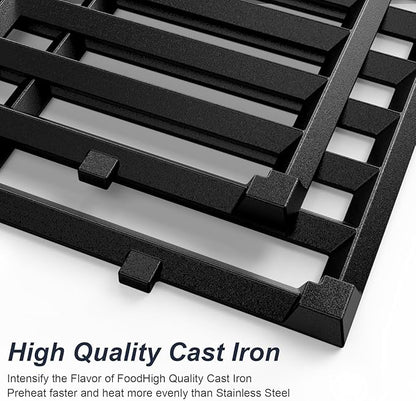Grill Parts for Weber Spirit e310, 17.5" Grill Grates for Weber Spirit 300 and Spirit II 300, Spirit E/S310 E/S315 320 330 SP320, Spirit 700, Genesis 1000-3500, Gold & Silver B/C Gas Grill, 7638 7639