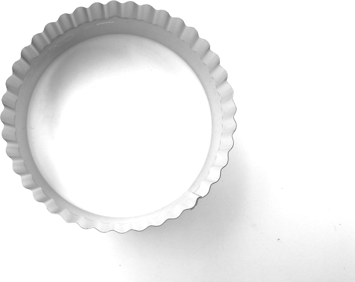 11 Piece Graduated Sizes Fluted Edge Round Pastry/Cookie Cutter Set Heavy Duty 18/8 304 Stainless Steel