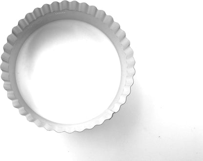 11 Piece Graduated Sizes Fluted Edge Round Pastry/Cookie Cutter Set Heavy Duty 18/8 304 Stainless Steel
