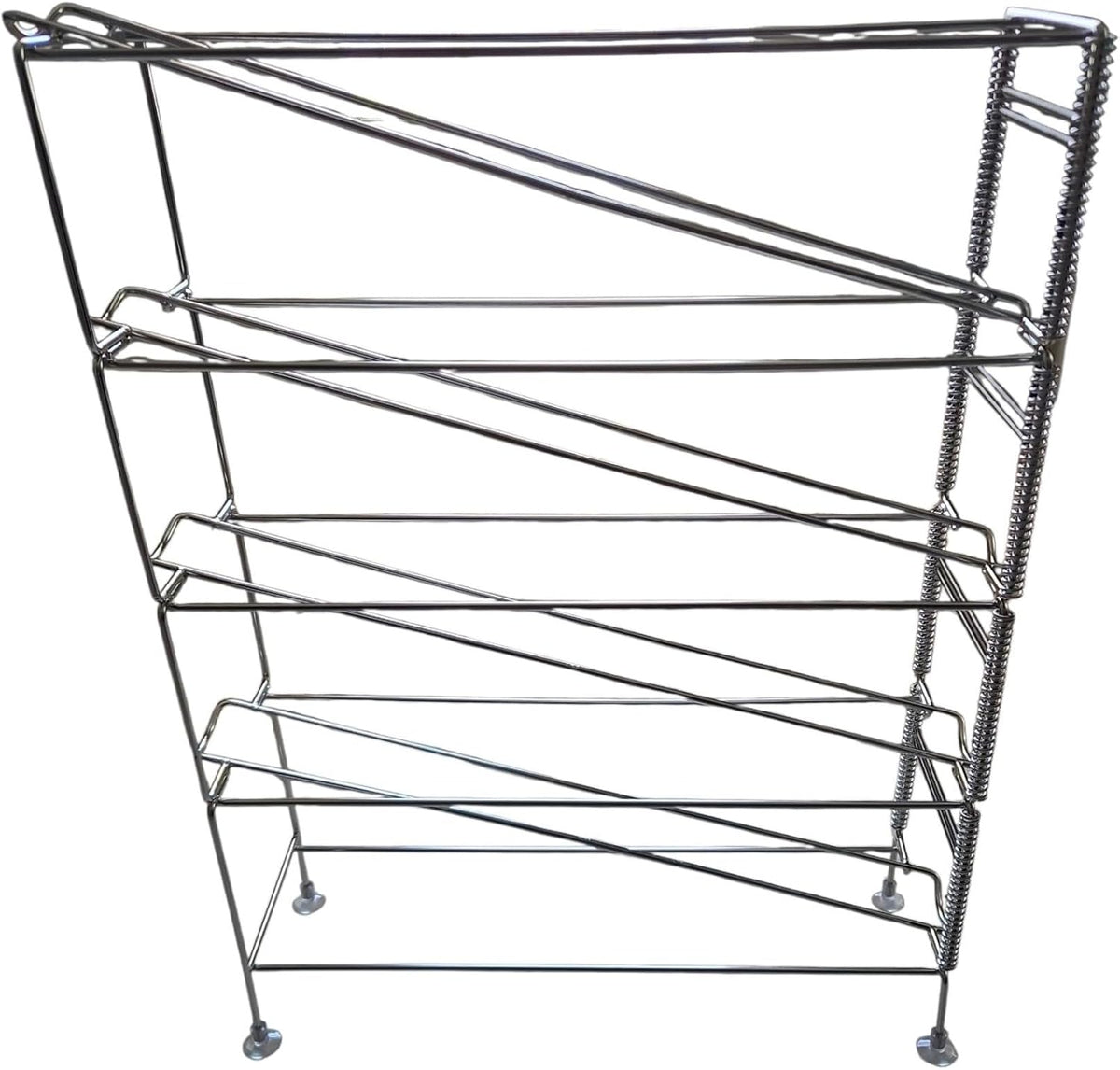 Stainless Products Ltd Sleek 23.74" Stainless Steel Vertical Cup Dispenser - 4 Compartments for Effortless Storage & Display