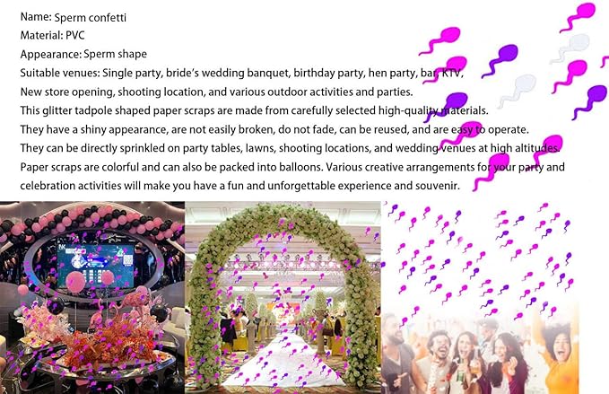 1 Pack Colorful Glitter BACHELORETTE Party Confetti Favor Sprinkle Table Decoration for Cannon Celebration Wedding Engagement Supplies Y8 Set Q7