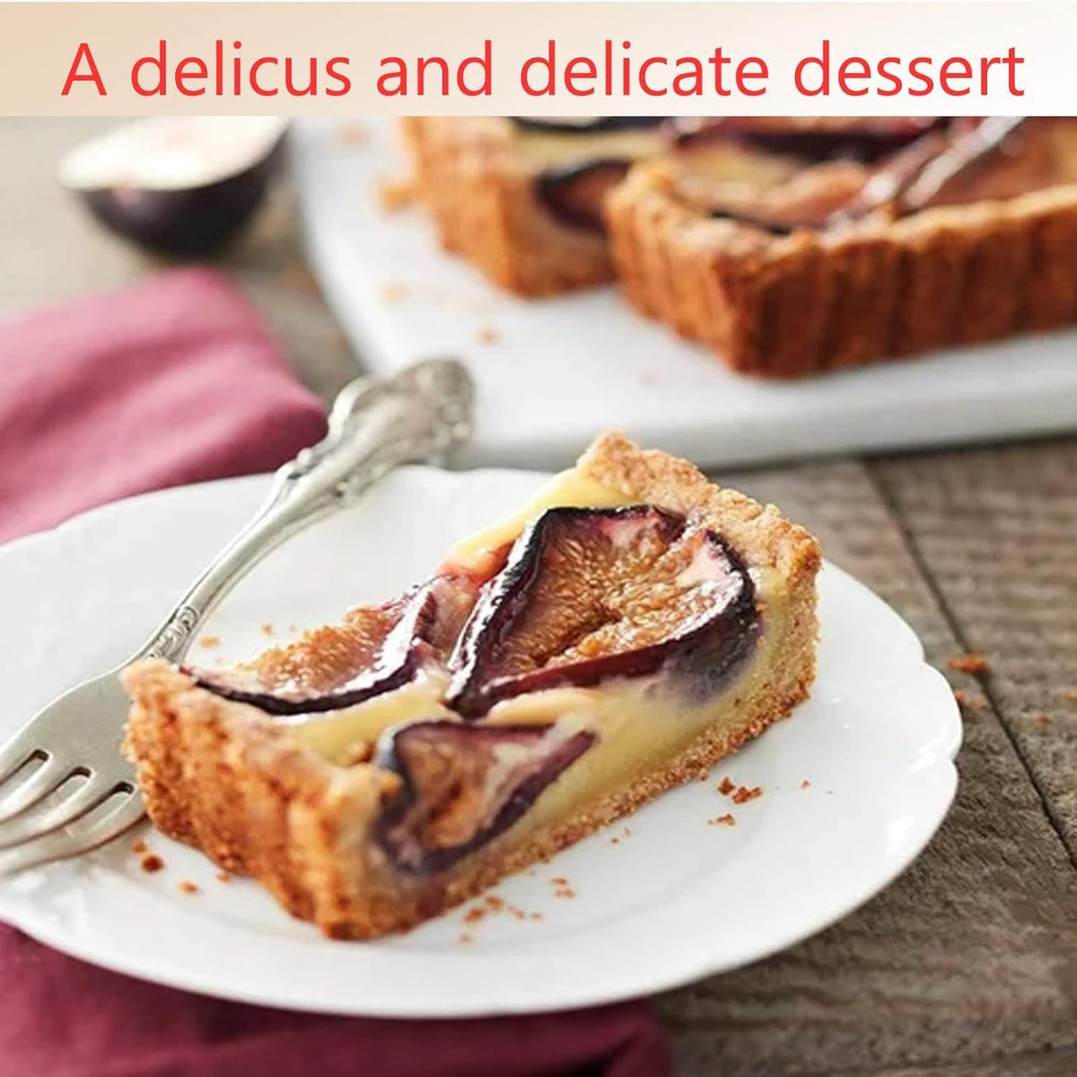 RINCH-PAN Rectangular Tart Pan, 2 PCS 14 Inch Long Pan Non-Stick Tart Pan With Removable Loose Bottom, Suitable For Pies, Biscuits, Cheesecakes