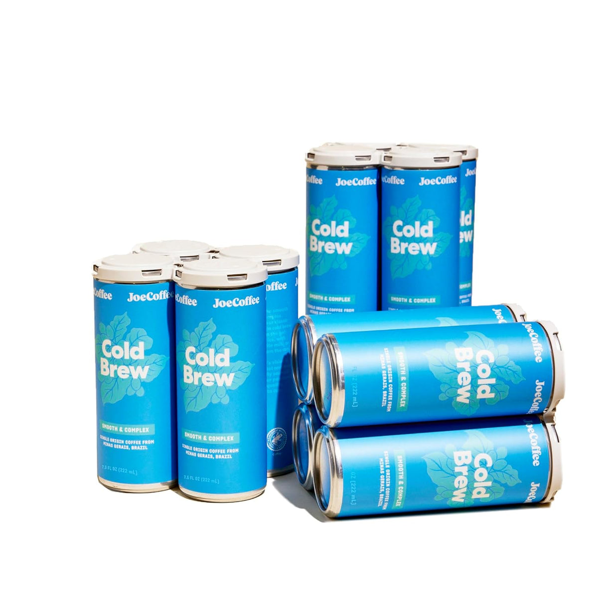 Joe Coffee Company - Black Cold Brew Ready-to-Drink Specialty Coffee Cans (Pack of 12), NYC Roaster, Rainfoest Alliance Certified, Kosher