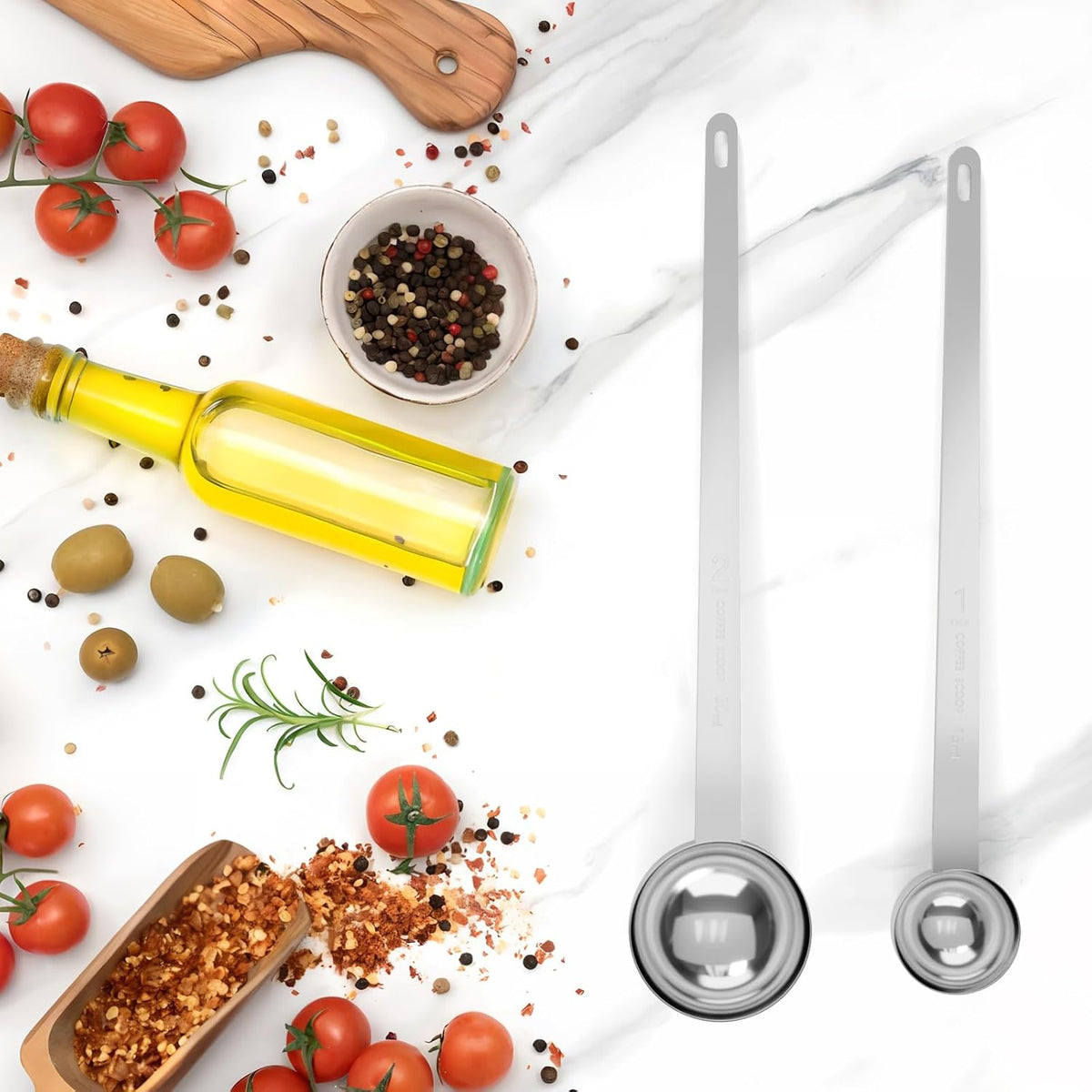 1PCS Extra Long Handle Coffee Scoop, 1Tbsp(15ml) Measuring Spoon