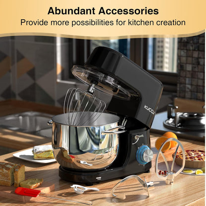 Stand Mixer, 9.5 Qt 660W, 6-Speed Tilt-Head Food Dough Mixer, Electric Kitchen Mixer with Dough Hook, Flat Beater & Wire Whisk, Mixing Bowl (9.5-QT