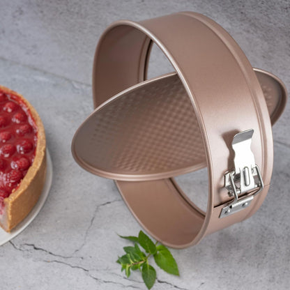 Non Toxic Nonstick 9 inch Springform Pan, 9'' Cheesecake Mold, Leakproof Spring-form Round Cake Pans, Nontoxic Non Stick Spring Form Pan for Baking