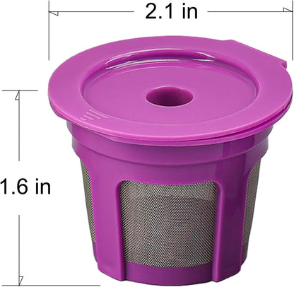 4 Pack Reusable K Cups Filters,Universal Kcup Coffee Pods for Keurig1.0 and 2.0 Coffee Makers