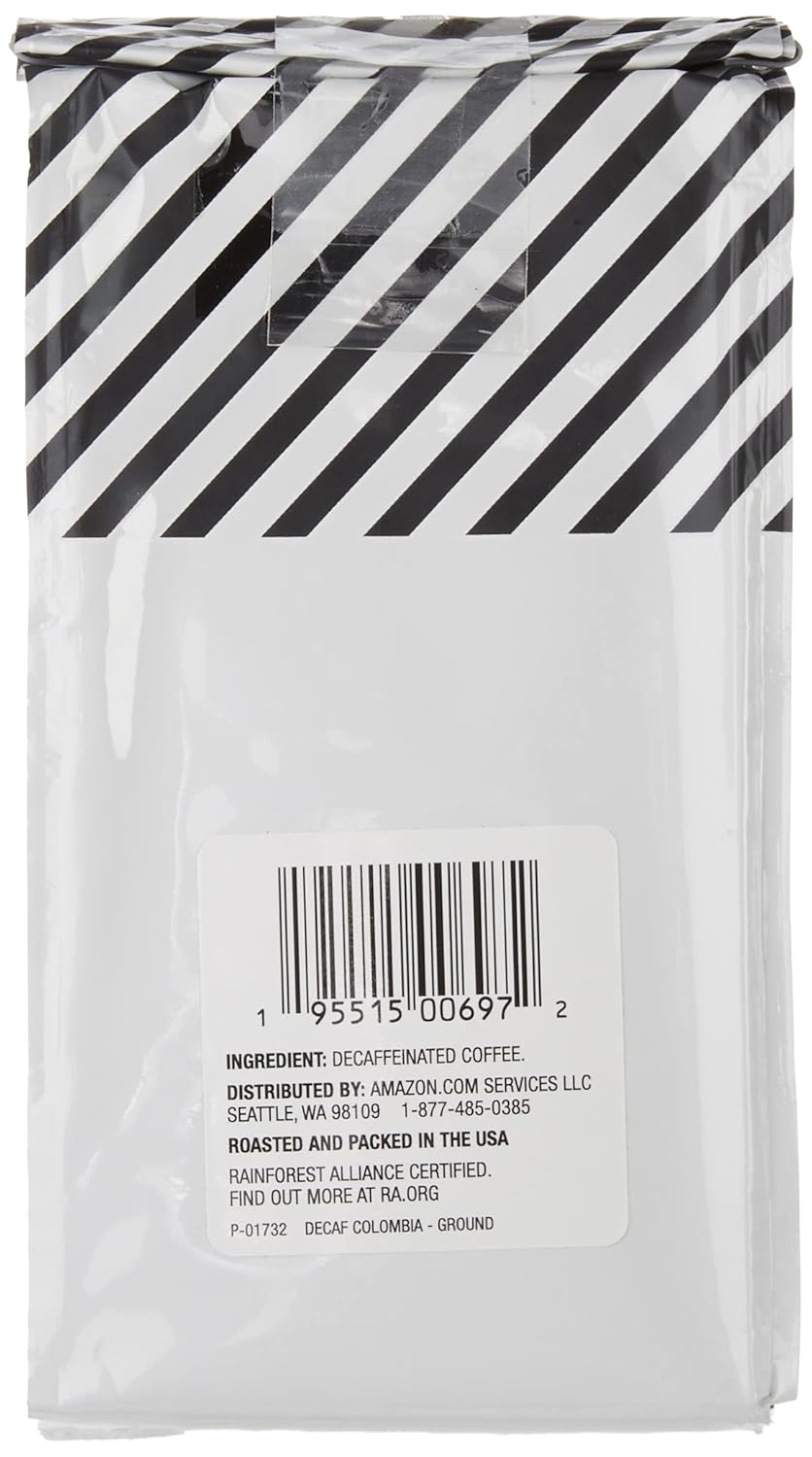 Fresh Decaf Colombia Ground Coffee, Medium Roast, 12 Ounce