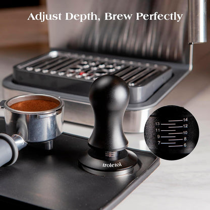 7 PCS 58mm Espresso Accessories Kit: Espresso Tamper, Coffee Distributor, Puck Screen, Dosing Funnel and WDT Tool Espresso Machine Accessories