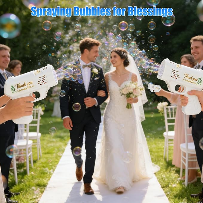 Wedding Bubbles Machine Party Set