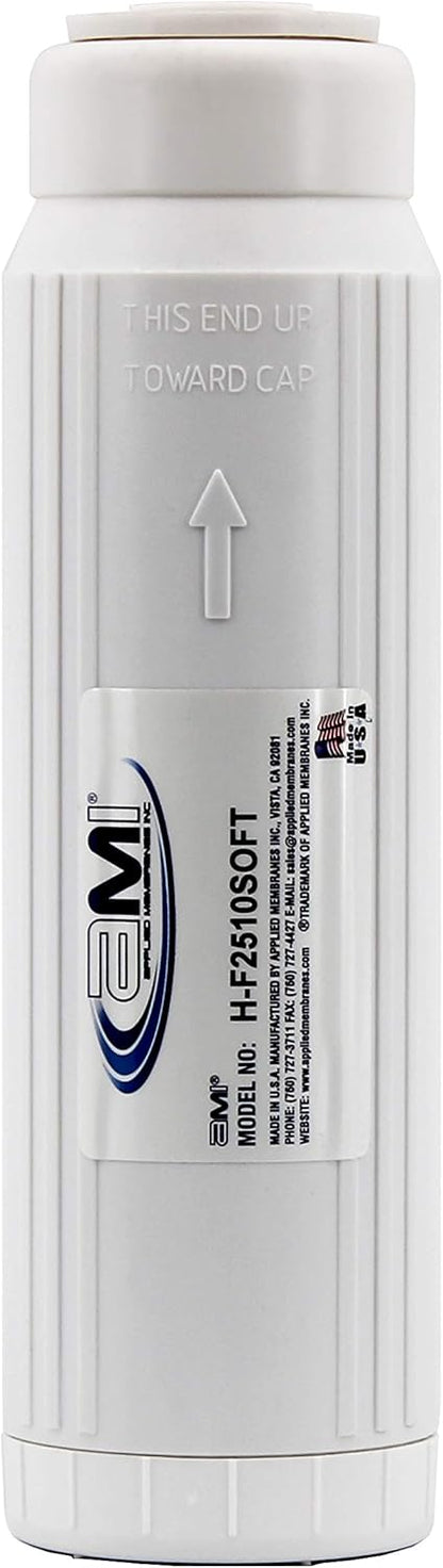 Water Softening Filter Cartridge | 10" Standard Universal Size | Ion Exchange Filter Softens Water | Great for Espresso and Washing Machines (1, 10" Standard)