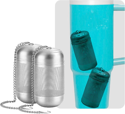 316 Stainless Small Size Steel Tea Strainers for Loose Tea,Extra Fine Mesh Tea Infuser, Loose Leaf Tea Steeper for Black Tea