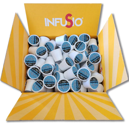 InfuSio Coffee Pods 96 Count Guatemalan Medium Light Roast Single serve Coffee pods for Keurig K Cup® Brewers
