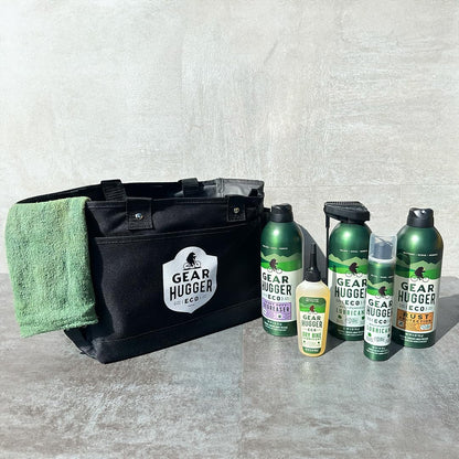 Gear Hugger Go-Bag - Lubricant, Degreaser, Dry Bike Lubricant & Rust Remover - Eco-Friendly, Garage Door Lubricant, Heavy Duty Oven Cleaner & Rust Protection - Plant-Based, No Petroleum, No PTFE