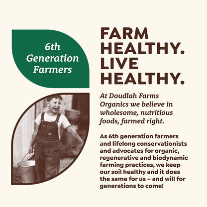 Organic Rye Flour 5 lb - Non-GMO, USDA Organic, Vegan, For Baking Sourdough, Bread, and More! Grown In USA, Farmed From Regenerative Soil by Doudlah Farms