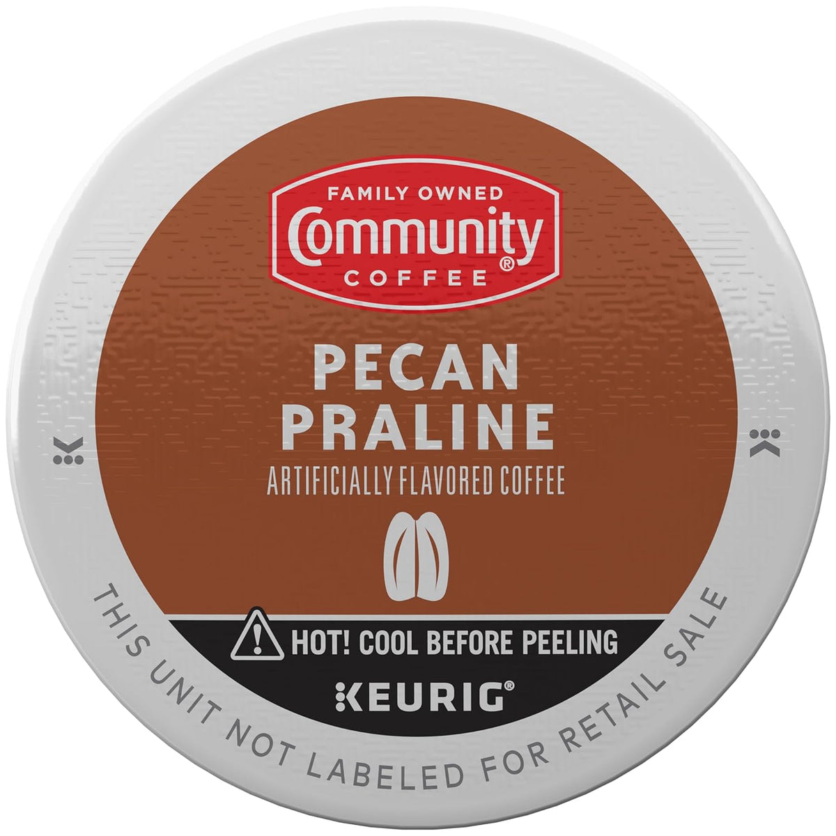 Community Coffee Pecan Praline Medium Roast Single Serve Keurig K-Cup Pods 32 ct Box