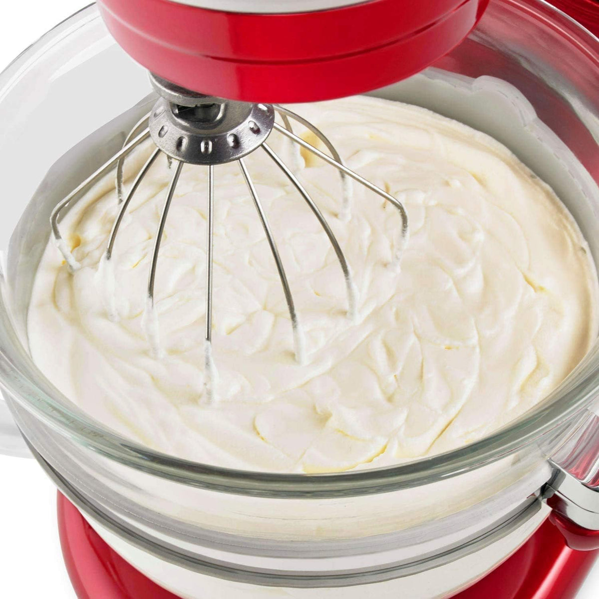 Kitchpowerr KN256WW 6-Wire Whip Attachment for KitchenAid 6 Quart Bowl-Lift Stand Mixer Accessory Replacement, Egg Cream Stirrer