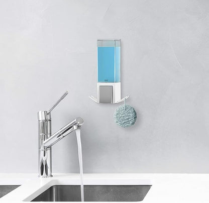 Compactor Clever Soap Dispenser Show Collection, M Size, White, No Drilling Required RAN9653