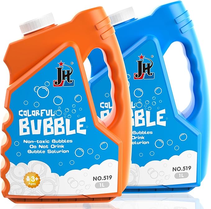 EagleStone 67 OZ Bubble Concentrated Solution (Up to 5 Gallons) – Bubble Solution Refill for Bubble Machine, Gun, Wand, and Mower – Bubbles Toys for Parties, Easter, Weddings, Outdoor Play