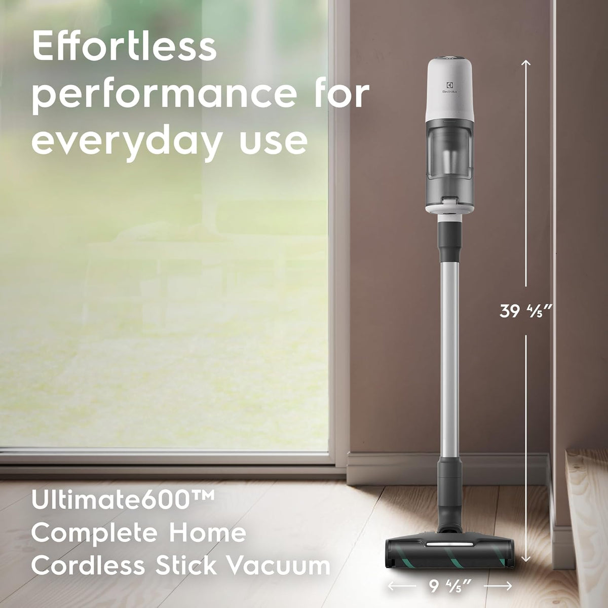 Electrolux Ultimate600 Complete Home Cordless Stick Vacuum with 3 Specialized Nozzles (Multi-Surface, Hard Floor & Pet), 50-Minute Run Time, 3 Power Modes, White