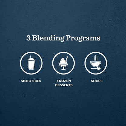 Vitamix Ascent X2 Blender, Professional-Grade, 3 Preset Blending Programs, 48-ounce Container, Self-Cleaning, Midnight Blue