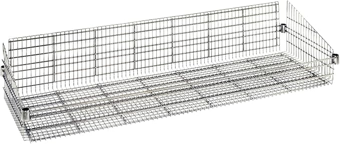 Quantum Storage Systems BSK1860C Wire Baskets Chrome 10" H x 60" W x 18" D