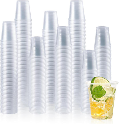 Vplus 2000 Pack 3 OZ Cold Clear Small Plastic Cups, 3 Ounce Disposable Measuring Tasting Sample Mouthwash Dessert Shot Cups for Bathroom, Party