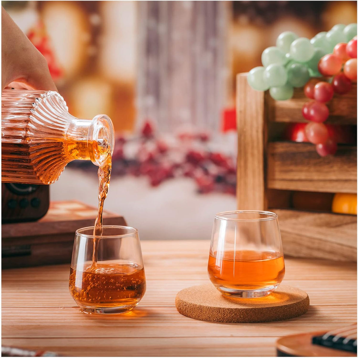 Zopeal 24 Pack Shot Glasses 3.25 oz Tequila Heavy Base Whiskey Tasting Glass Cups Small Liquor and Spirit Bar Shooter for Drinking Tasting Espresso