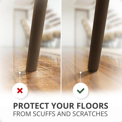 235 pcs Felt Furniture Pads Brown & Beige X-Protector! Huge Quantity of Furniture Pads for Hardwood Floors – Your Ideal Wood Floor Protectors for Furniture. Protect Any Type of Hard Floor!