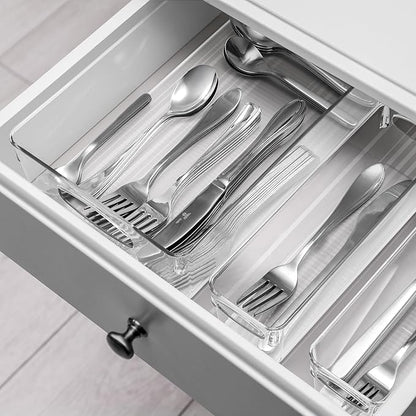 Sorbus Variety 15-Pack Clear Plastic Organizing Bins – Clear Bins for Organizing, Refrigerator Organizers, Fridge Organizer, Pantry Storage, Kitchen Organizer, and Pantry Organizers and Storage Bins