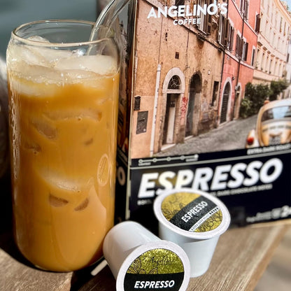 Angelino's Coffee Reserve Collection Coffee Pods Variety Pack, Medium & Dark Roast Coffee K Cups Compatible, 96 Count for Keurig Brewers