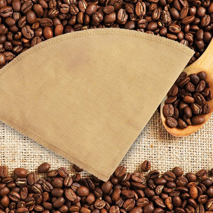 Organic Hemp Reusable Coffee Filter (No.2 Cone, 3pk)