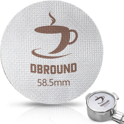 58.5mm Espresso Puck Screen - Coffee Maker Mesh Filter, Reusable 1.7mm 150μm Espresso Filter Screen, Professional Espresso Coffee Accessories for 58mm Espresso Portafilter Filter Basket