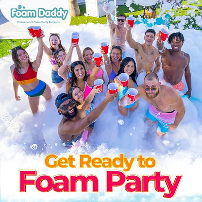 FoamDaddy HD Pro Stacker Foam Cannon – Brandable High-Output Metal Machine for Professional & Large Scale Events – Covers 30x30ft Area – Mount, Pump, Hose, Stand, Remote Control, Ultra-Concentrate Gel