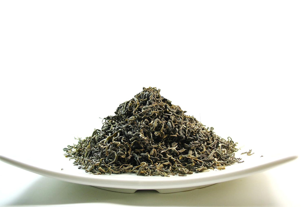 Organic Wuyi Green Tea, A light-bodied, light amber colour infusion with a hint of Astringency – 1lb Tea Bag