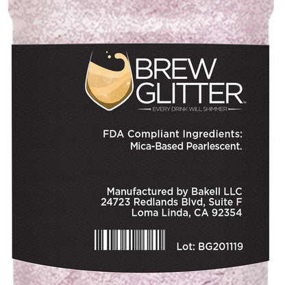 Brew Glitter - Purple Iridescent (45g Shaker 1x Jar), Color Changing Edible Glitter for Drinks, Cocktails, Beer, Garnish & Beverages